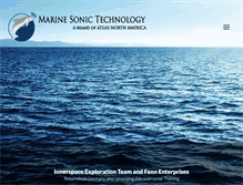 Tablet Screenshot of marinesonic.com